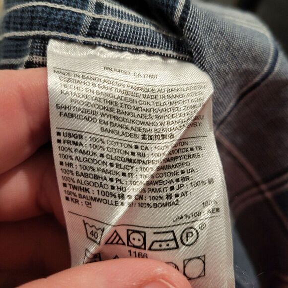 Banana Republic 100% Cotton Regular Fit Button Up Dress Shirt Men's Size Large - Picture 7 of 7